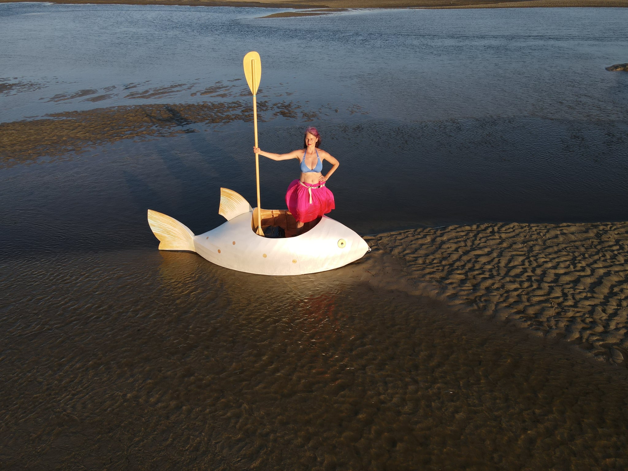 Troć wędrowna na Wiśle Cecylia Malik i Piotr Dziurdzia fot. Piotr Dziurdzia