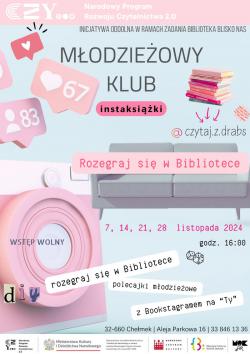 Młodzieżowy Klub Instaksiążki w listopadzie