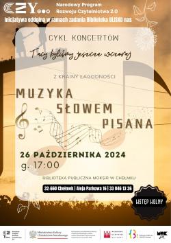 Muzyka słowem pisana - koncert muzyczny