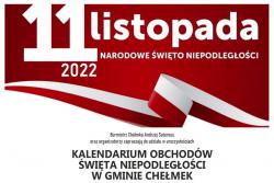 Kalendarium obchodów Święta Niepodległości w gminie Chełmek 2022