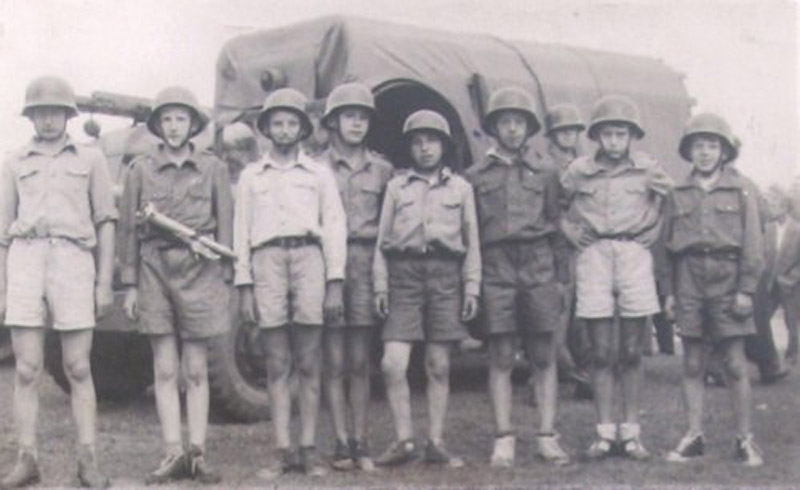 Młodzieżowa drużyna strażacka w Gorzowie, lata powojenne.