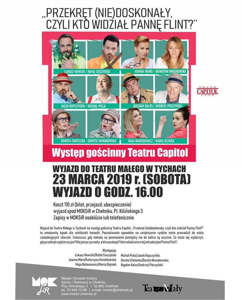 Teatralny autobus przekret nie doskonaly plakat net 03 19