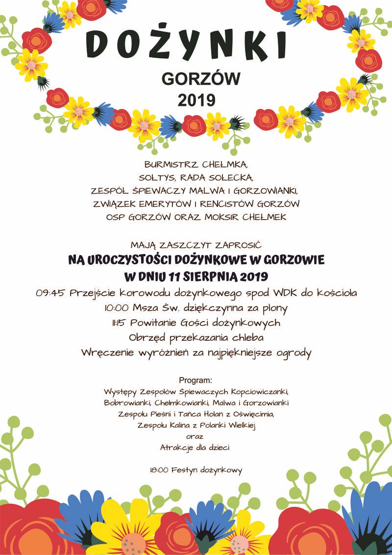 dozynki plakat gorzow