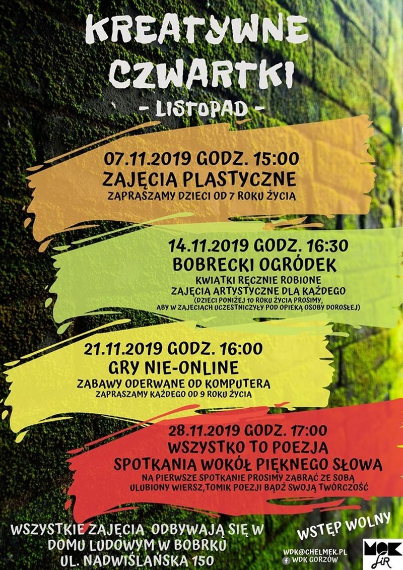 kreatywne czwartki 11 19