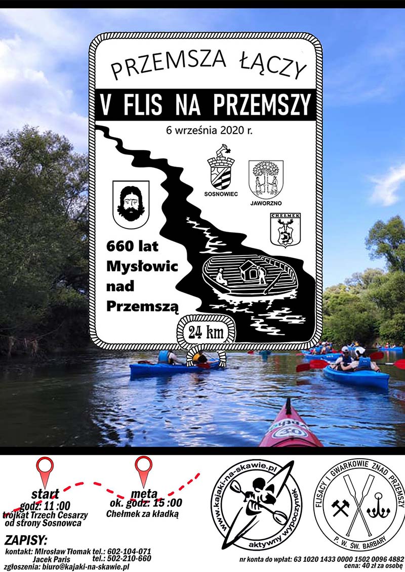 spływ plakat
