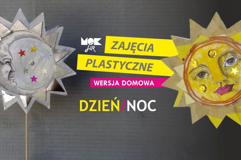 plakat informujacy o zajeciach plastycznych