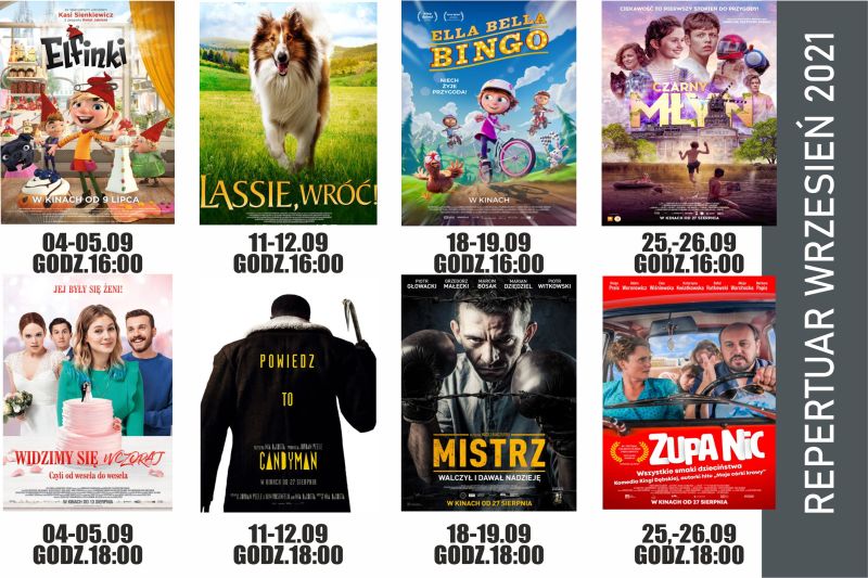 repertuar kino Iluzja wrzesień 2021