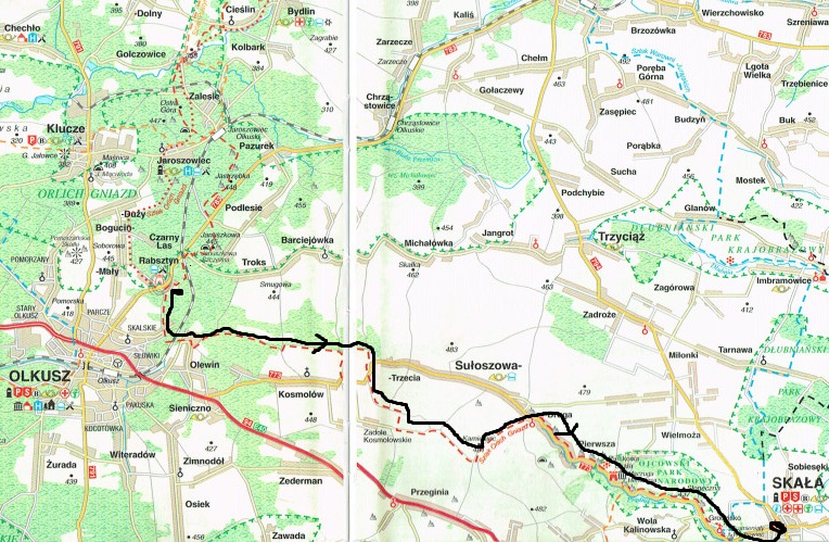 mapa Orle gniazda III