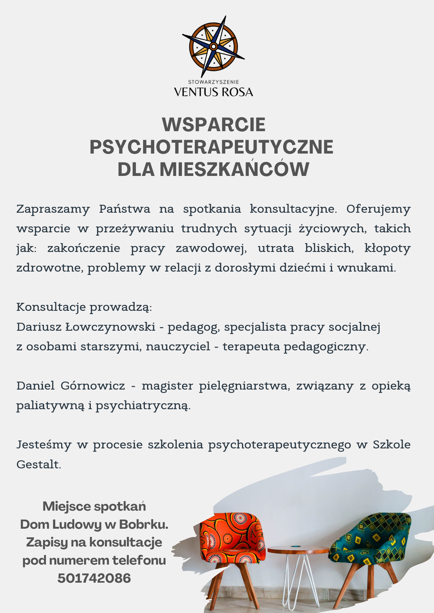 Bobrek Wsparcie psychoterapeutyczne