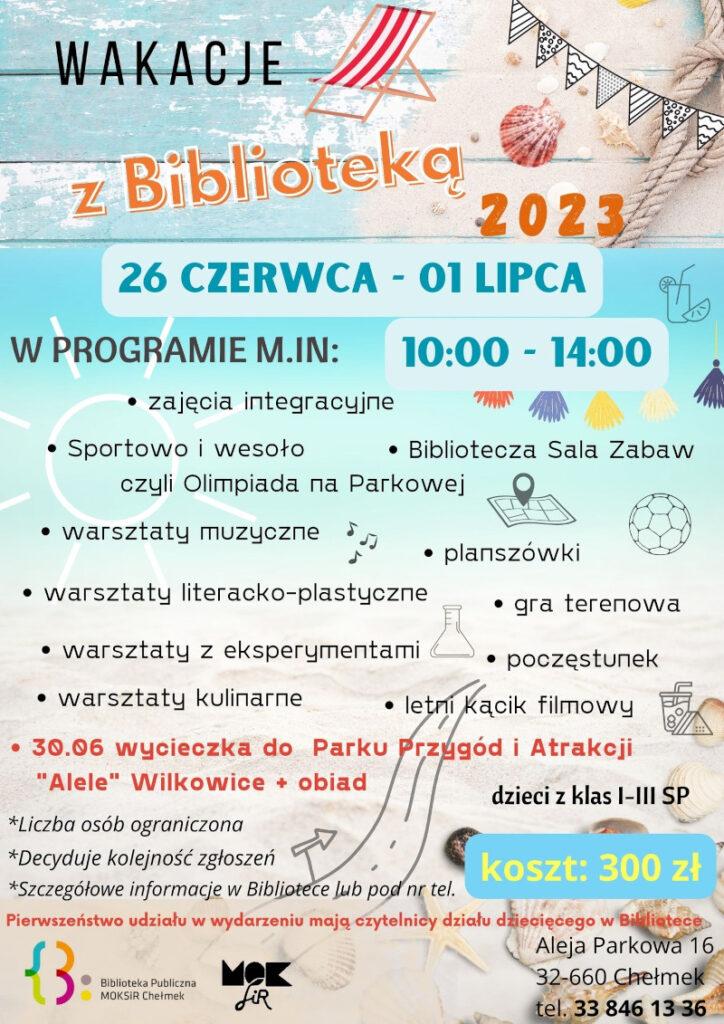 wakacje z biblioteka