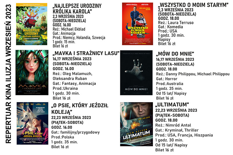 repertuar WRZESIEN BANER MALY