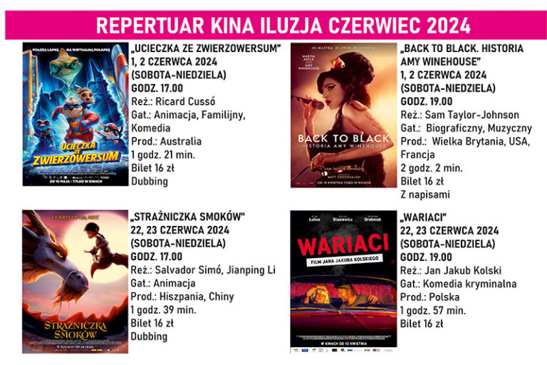 Repertuar Kina iluzja czerwiec 2024 baner maly