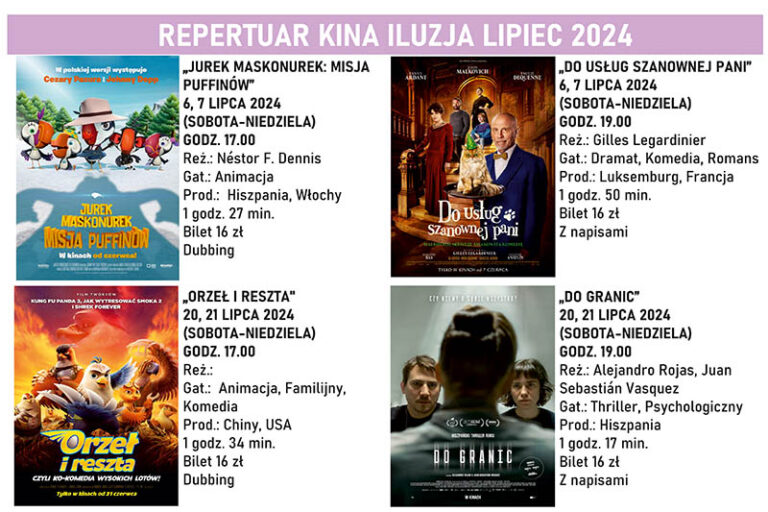 Repertuar Kina iluzja lipiec 2024 baner maly