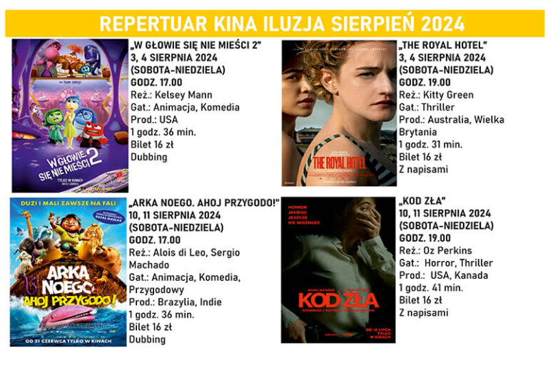 Repertuar Kina iluzja sierpien 2024 baner maly