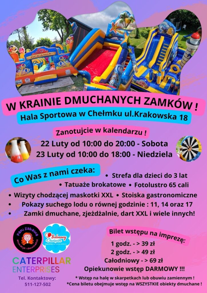 W krainie dmuchanych zamków plakat na strone
