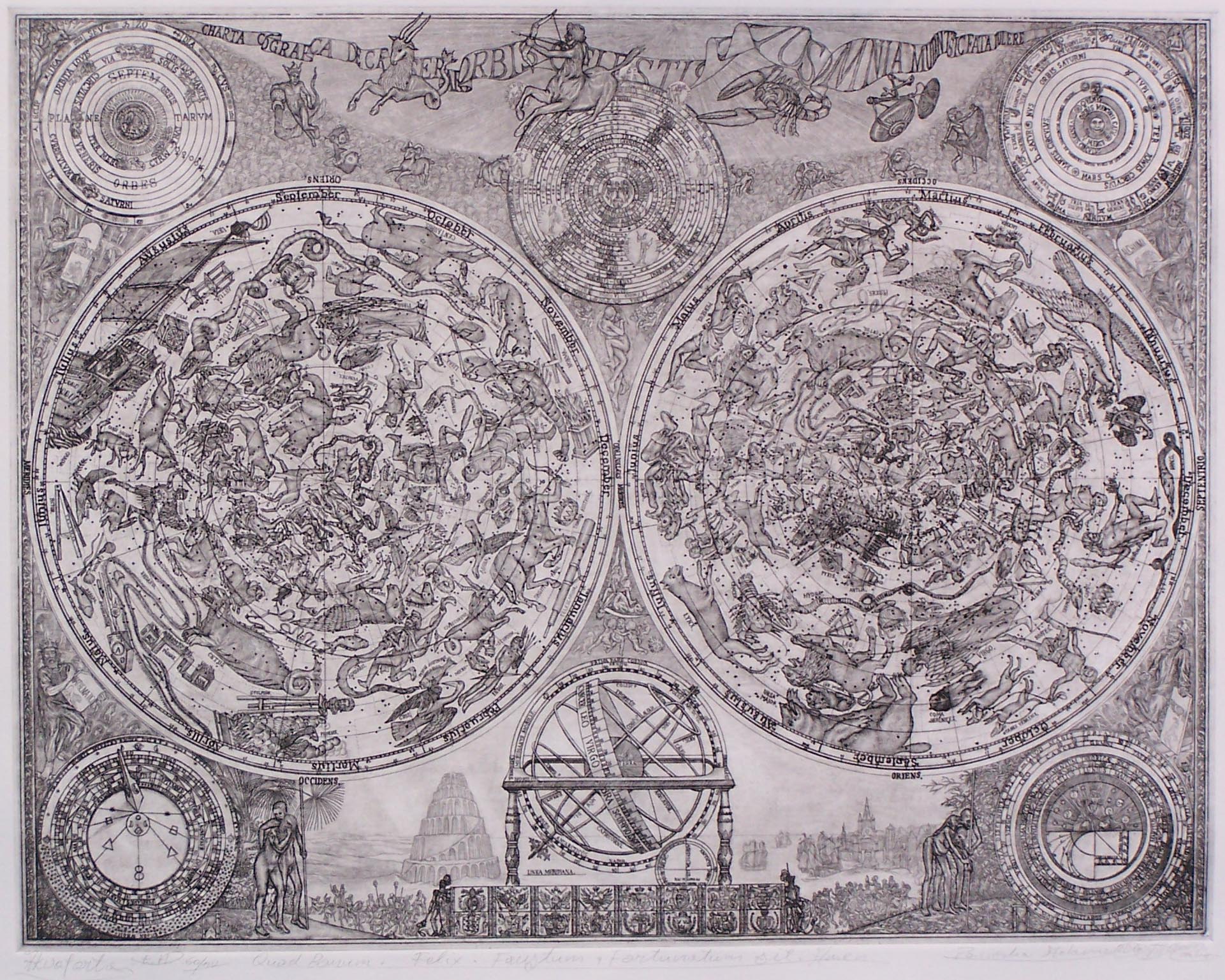 Grafika Akwaforta Adam Pociecha