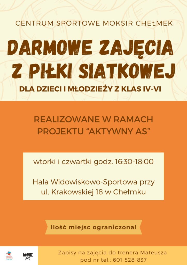 Zajecia z pilki siatkowej