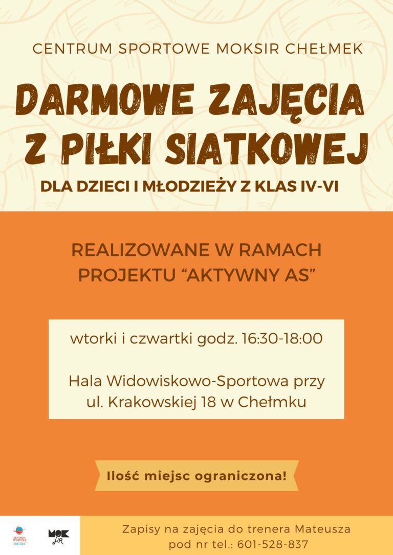 Zajecia z pilki siatkowej