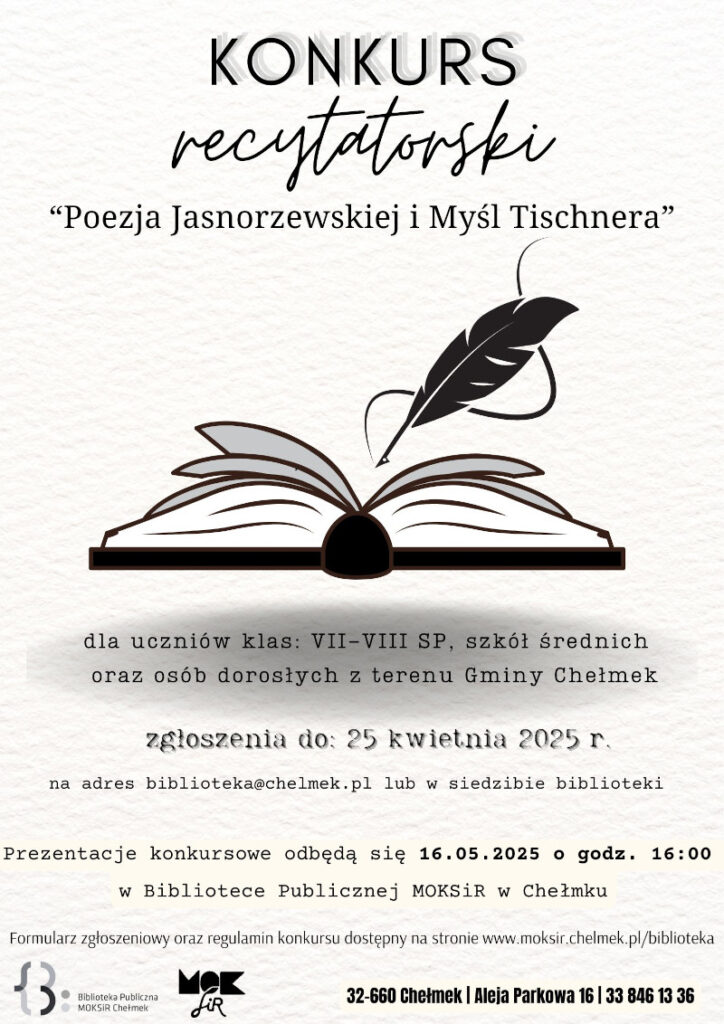 konkurs recytatorski