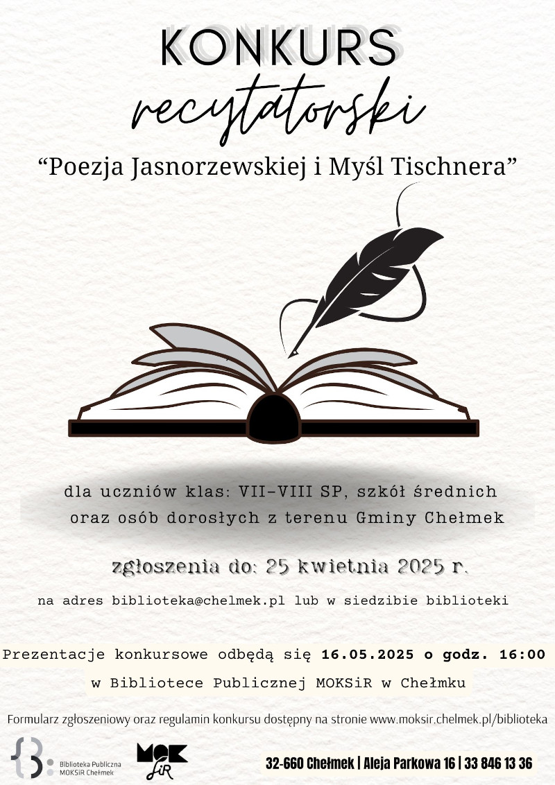 konkurs recytatorski