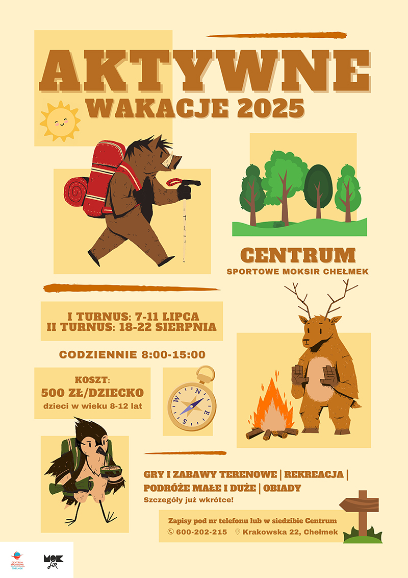 Aktywne wakacje 2025 male