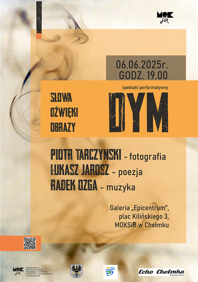 dym slowa dzwieki obrazy plakat maly