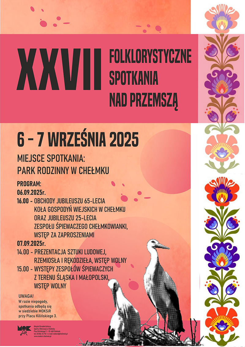 folklorystyczne spotkania plakat maly