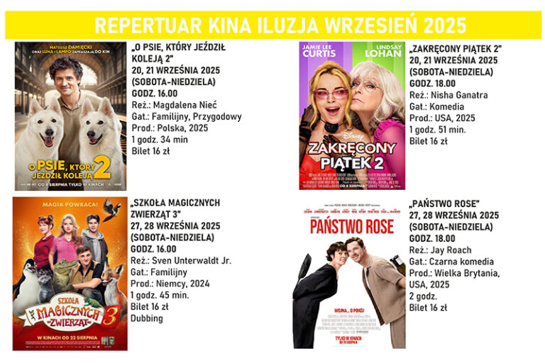Repertuar Kina Iluzja Wrzesien 2025 baner maly