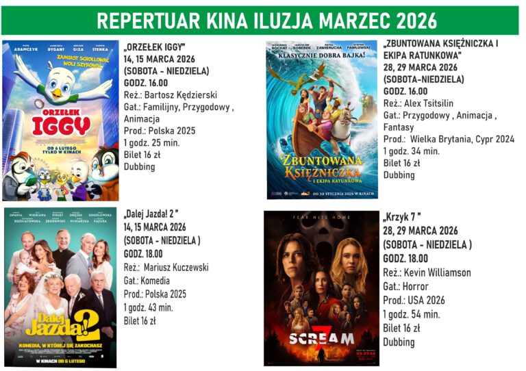 Kopia zapasowa Kopia zapasowa Repertuar Kina Iluzja Grudzen 2025