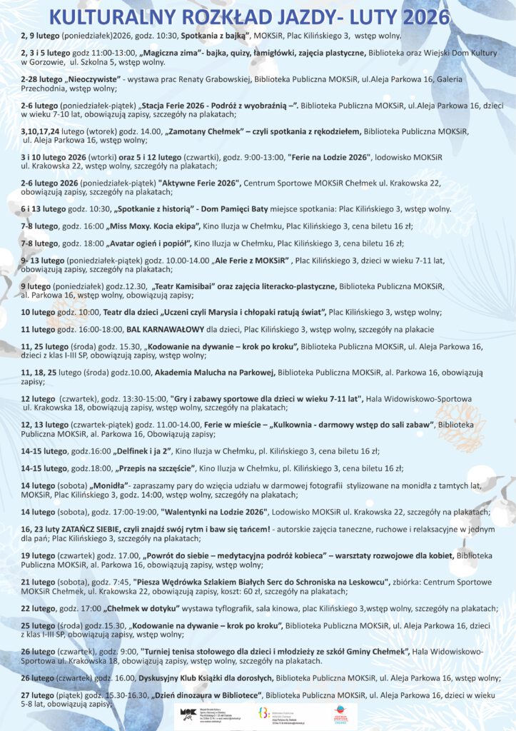 Kulturalny rozklad jazdy luty