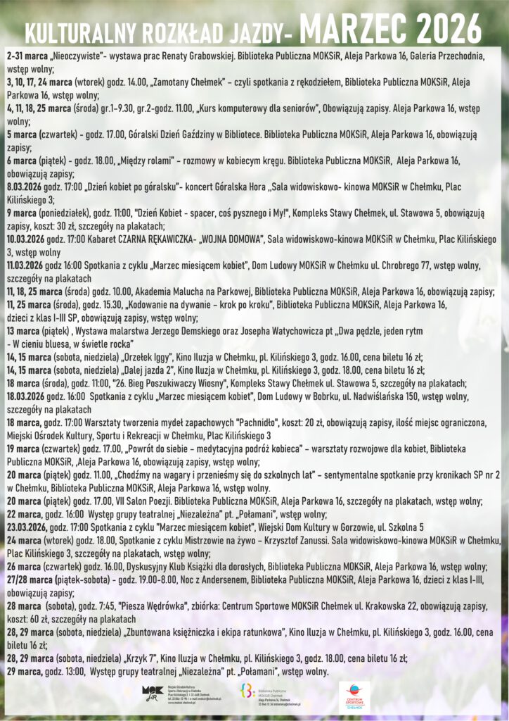 Aktualny program marzec 1