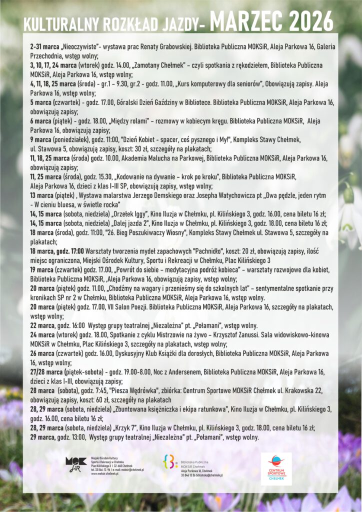 Aktualny program marzec