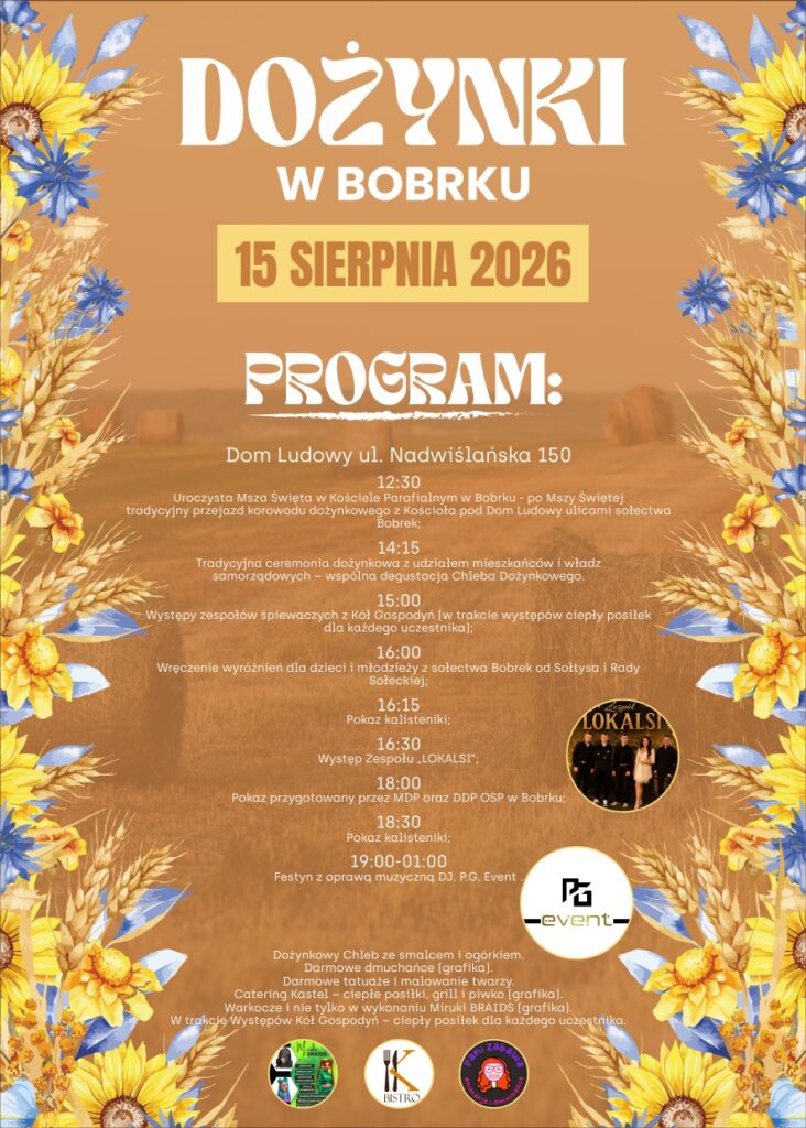 PLAKAT DOZYNKI 2026 BOBREK