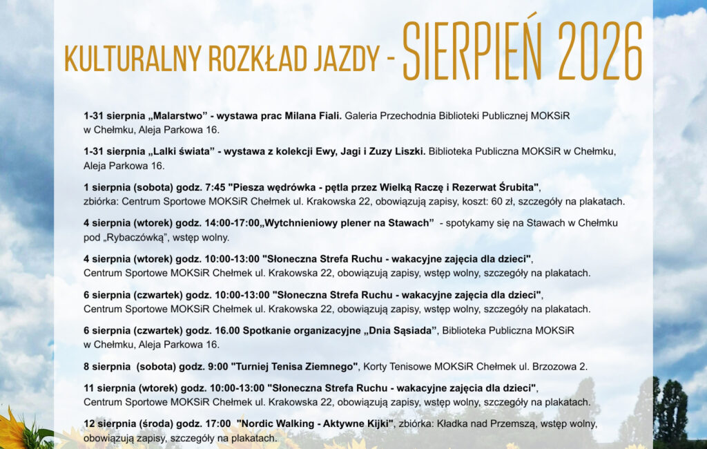Sierpien baner